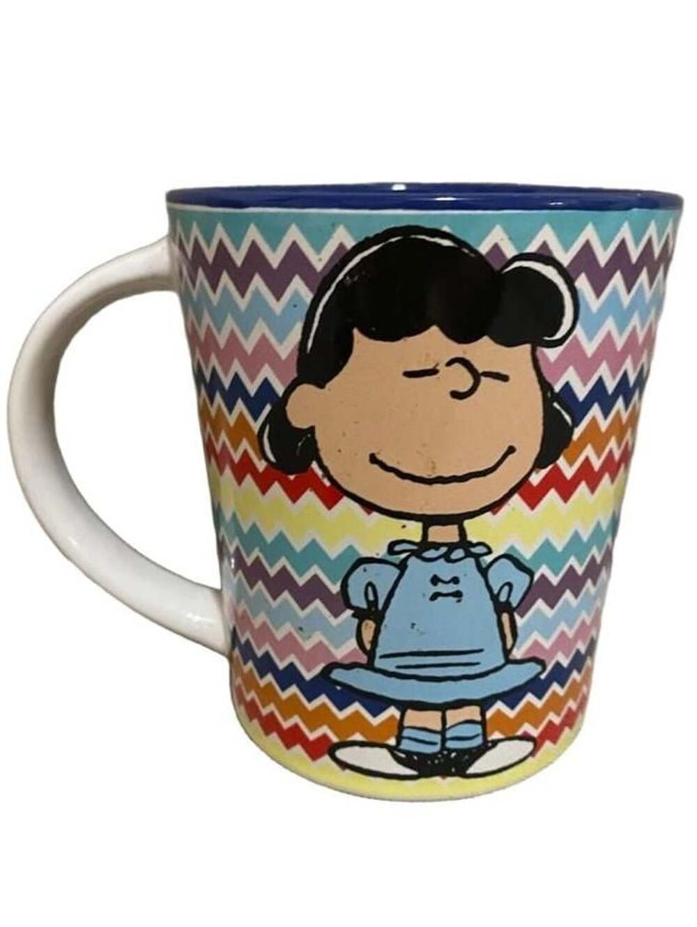 Peanuts Lucy Van Pelt Coffee Mug Zigzag Ceramic